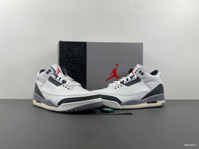 Cheap TBkick Jordan Cement 3 Grey Air CT8532-106 0727